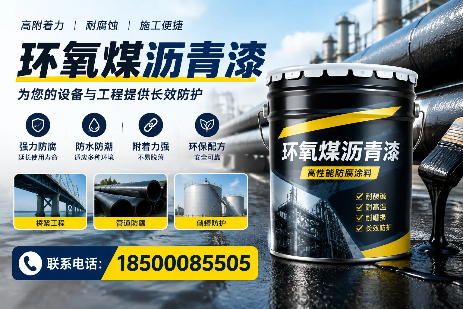 环氧煤沥青漆与其他涂料的对比分析，助力滨州企业决策